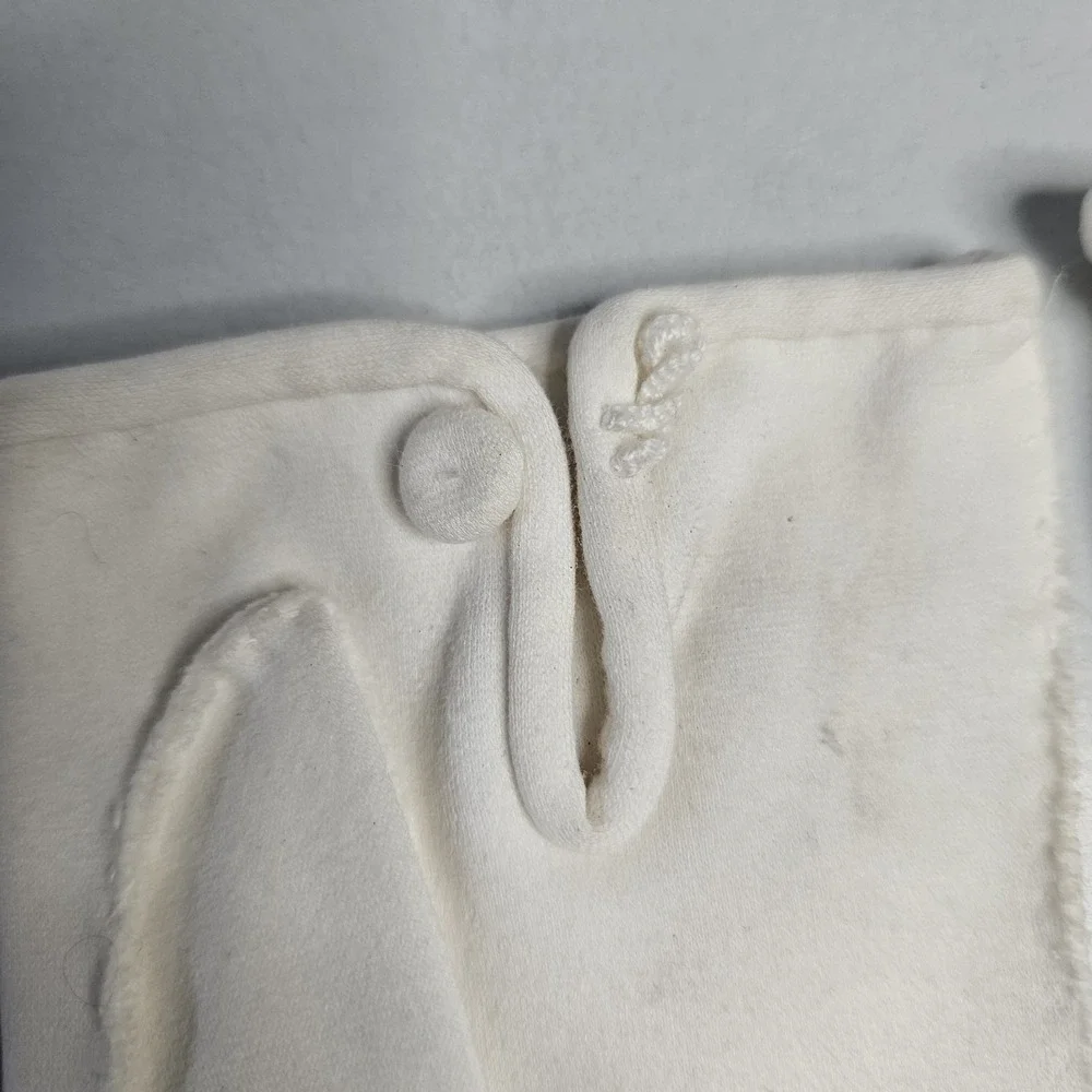 Vintage Christian Dior‎ Shalimar Gloves Floral White 50s 60s